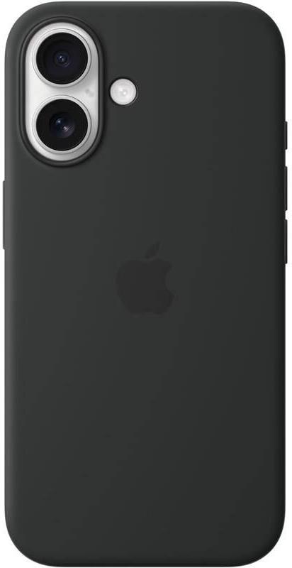 Apple iPhone 16 Silicone Case with MS - Black / SK (MYY13ZM/A)