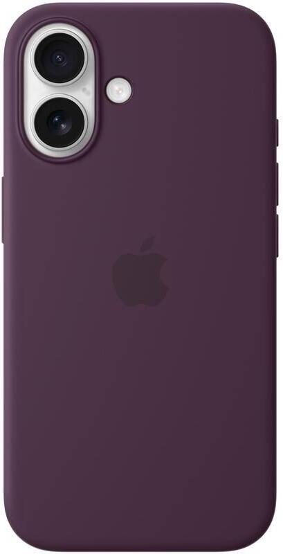 Apple iPhone 16 Silicone Case with MS - Plum / SK (MYY43ZM/A)