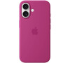 Apple iPhone 16 Silicone Case with MS - Fuchsia / SK (MYY53ZM/A)