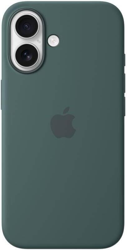 Apple iPhone 16 Silicone Case with MS - Lake Green / SK (MYY83ZM/A)