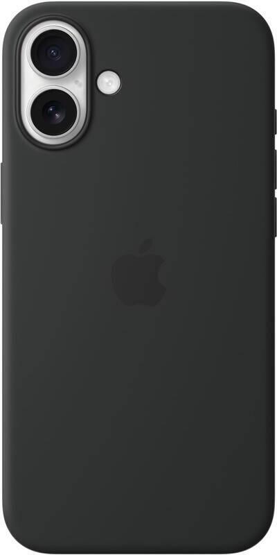 Apple iPhone 16 Plus Silicone Case with MS - Black / SK (MYY93ZM/A)