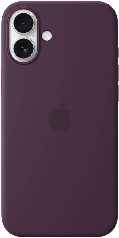 Apple iPhone 16 Plus Silicone Case with MS - Plum (MYYD3ZM/A)