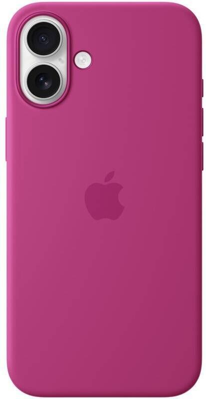 Apple iPhone 16 Plus Silicone Case with MS -Fuchsia / SK (MYYE3ZM/A)