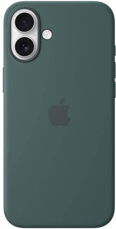 Apple iPhone 16 Plus Silicone Case with MS - Lake Green (MYYH3ZM/A)