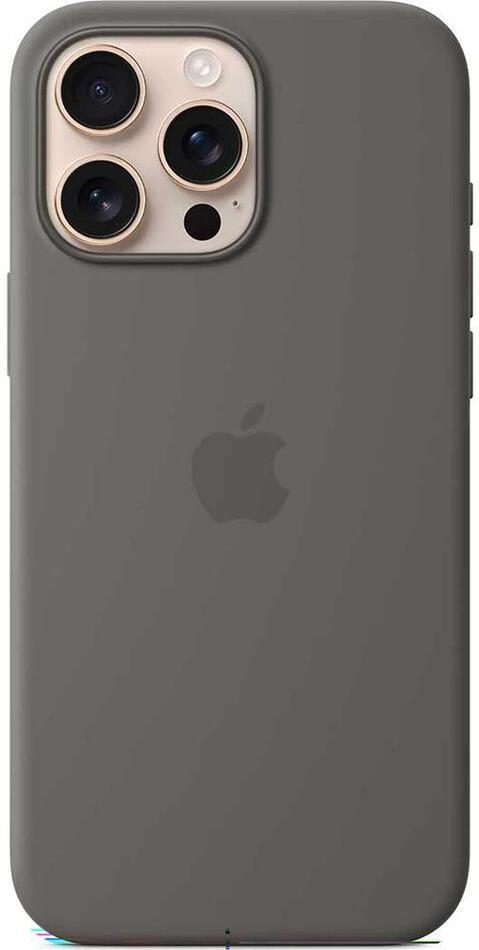 Apple iPhone 16 Pro Max Silicone Case with MS - Stone Gr (MYYV3ZM/A)