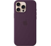 Apple iPhone 16 Pro Max Silicone Case with MS - Plum (MYYW3ZM/A)