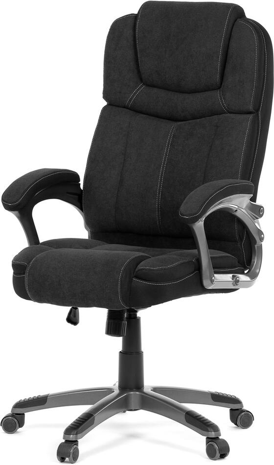 Kancelářské křeslo, houpací mechanismus, černá látka, KA-C715 BK2 Autronic