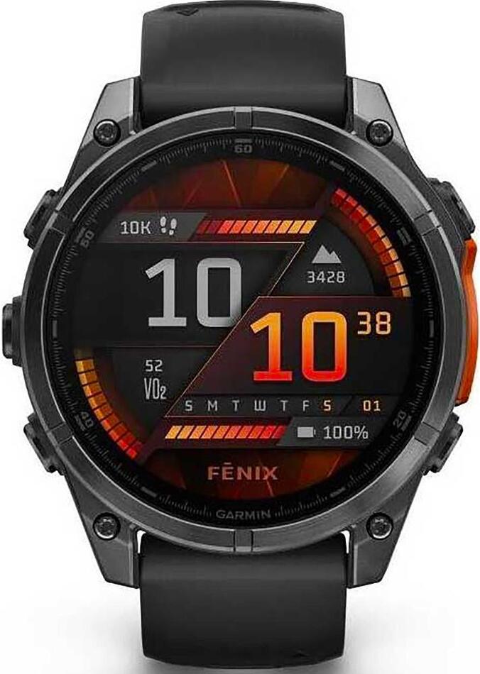 Smart hodinky Garmin Fenix 8, 47 mm AMOLED, Slate Gray
