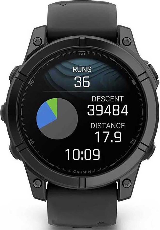 Chytré hodinky Garmin Fenix E 47mm, Slate Gray Steel