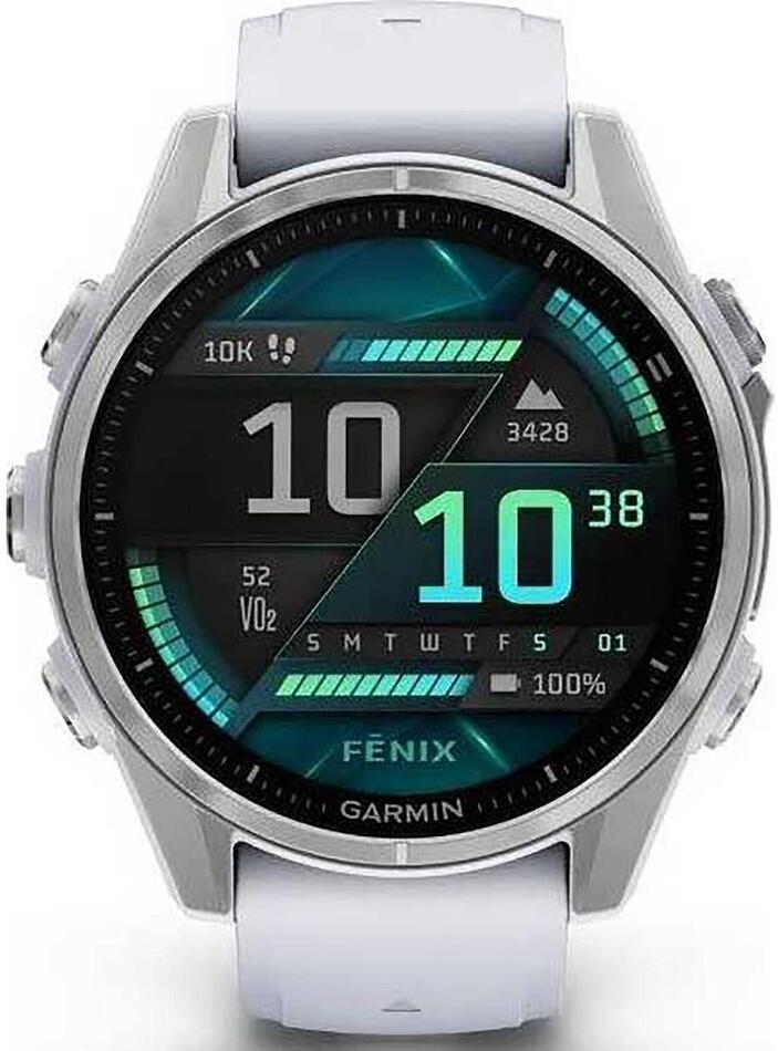 Chytré hodinky Garmin Fenix 8, 43 mm AMOLED, White Stone