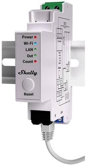 Elektroměr 1F na DIN lištu SHELLY PRO EM-50 Wi-Fi