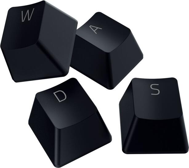 PBT Keycap + Cable Set - Black - US/UK