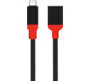 Tactical Pin4Fun Adapter USB-C/Lightning 0,1m Black/Red