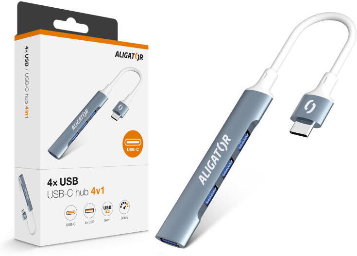USB-C Hub Aligator 4x USB