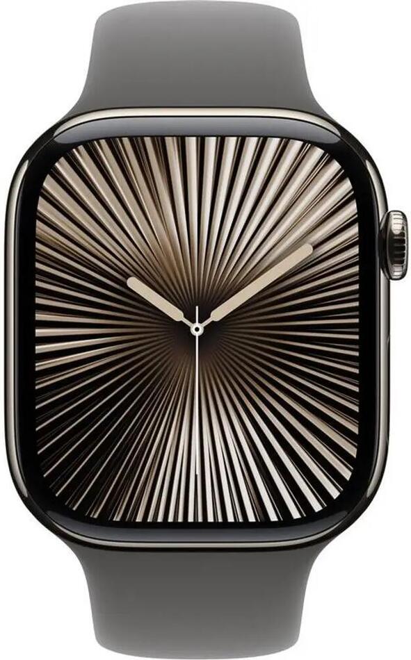 Chytré hodinky Apple Watch S10 CELL 46 S/M, Tit/Grey