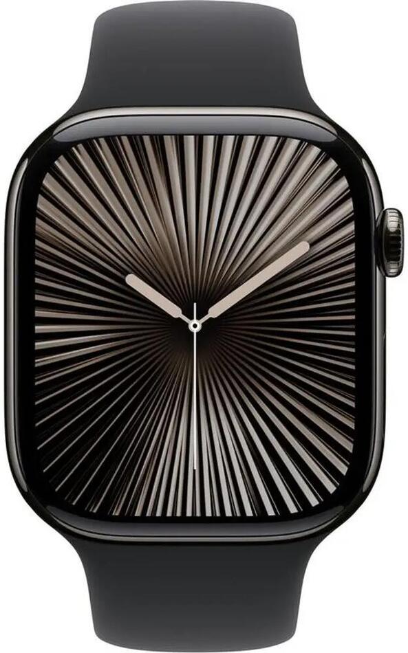 Chytré hodinky Apple Watch S10 CELL 46 S/M, SlateTit/Bk