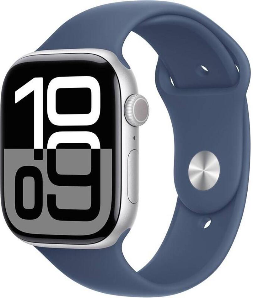 Chytré hodinky Apple Watch S10 CELL 46mm, Silver/Denim