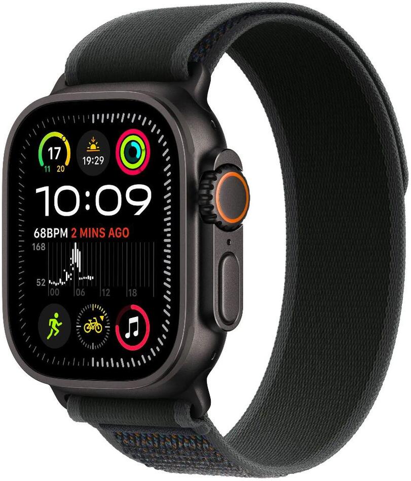 Chytré hodinky Apple Watch Ultra 2, Black Trail Loop