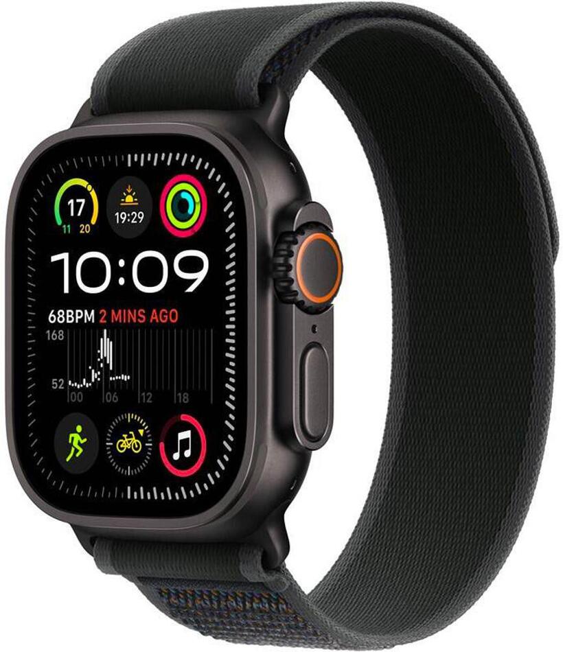 Chytré hodinky Apple Watch Ultra 2, Black Trail Loop