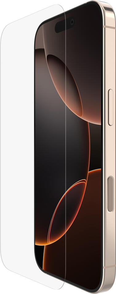 Belkin SCREENFORCE Invisiglass Anti-Microbial ochranné sklo pro iPhone 16 Pro (OVA173hq)