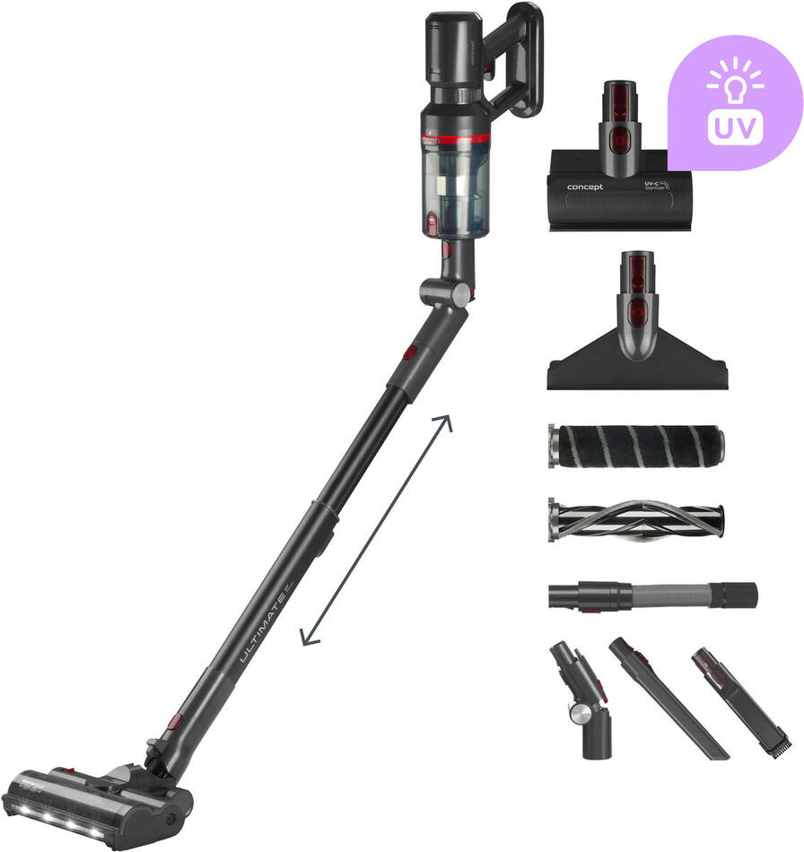 Tyčový vysavač Concept 3v1 ULTIMATE UV Power VP6150