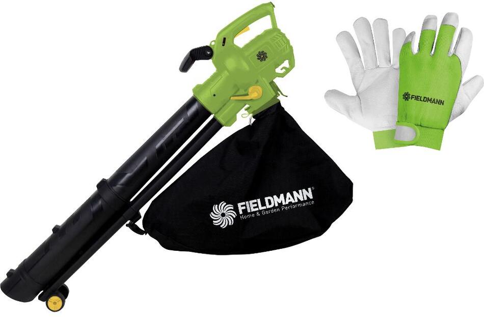 SET Elektrický foukač Fieldmann FZF 4030-E + Ochranné rukavice Fieldmann FZO 5010