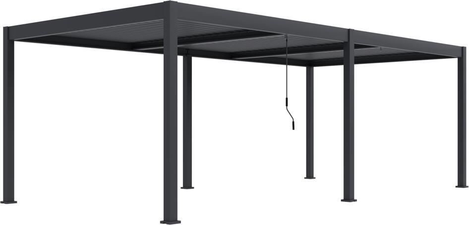 Bioklimatická pergola ROJA INTRO DUO 7,2x3,6 m, hliník
