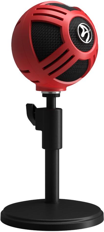 AROZZI mikrofon SFERA/ červený (SFERA-RED)