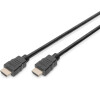 Digitus Pipojovac kabel HDMI High Speed, typ A M/M, 1,0 m, Ultra HD 60p, zlat, bl (AK-330107-010-S)