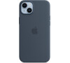 Apple iPhone 14+ Silicone Case with MS - Storm Blue / SK (MW503ZM/A)