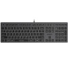 A4tech Klávesnice FX60, Podsvícená bílá, USB, CZ, šedá (FX60-W-GY)