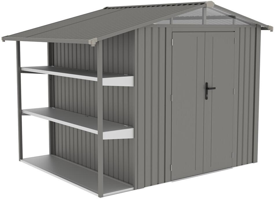 Zahradní domek ROJA AMY X-B 295 × 220 × 232 cm, šedý
