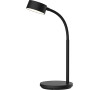 Solight LED stolní lampička, 4,5W, 300lm, 3CCT, černá, podstavec
