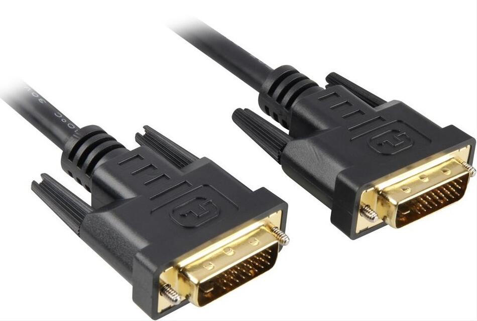 PremiumCord DVI-D propojovací kabel/ dual-link/ DVI(24+1)/ MM/ 5m/ černý (kpdvi2-5)