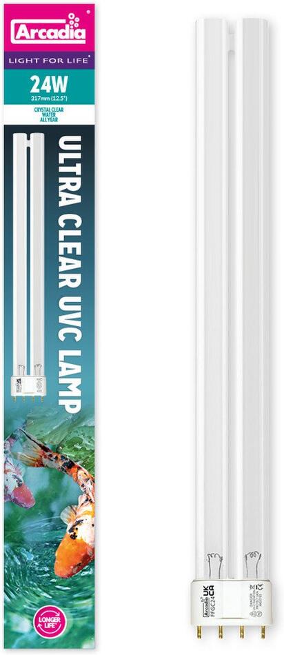 Arcadia Compact Ultra Clear UVC 24W,2G11,320mm