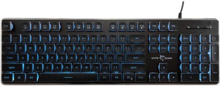 White Shark herní membránová klávesnice TACHI, US layout, černá ( GK-003141) (TACHI-B-US)