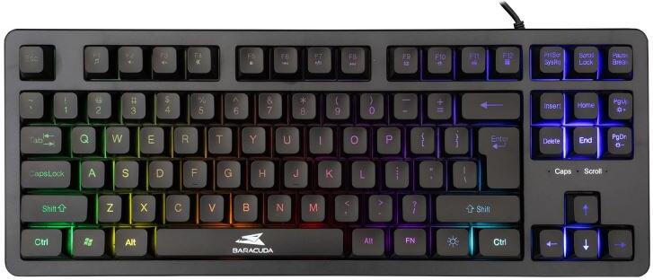 Baracuda herní membránová klávesnice KRILL ,US layout, černá (BGK-01114) (KRILL-B)