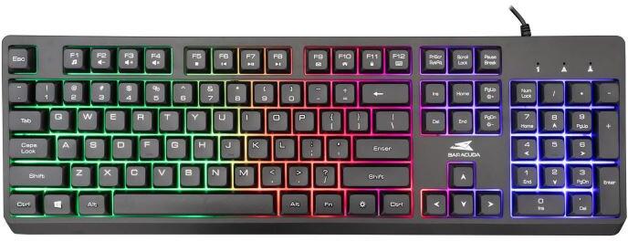 Baracuda herní membránová klávesnice STARFISH , US layout, černá (BGK-02114)
