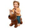 Jamara Bouncing Animal Dog Brown with pump