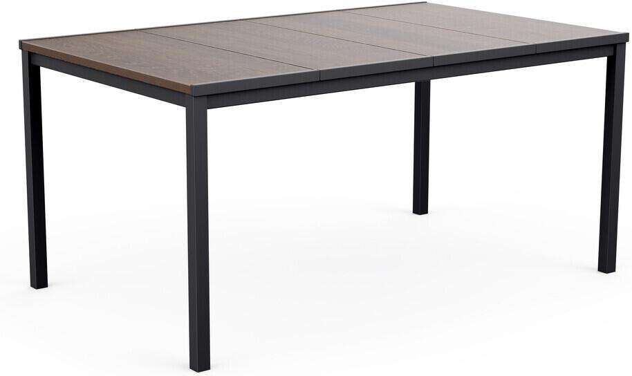 Zahradní stůl Keter Porto 160 walnut black steel