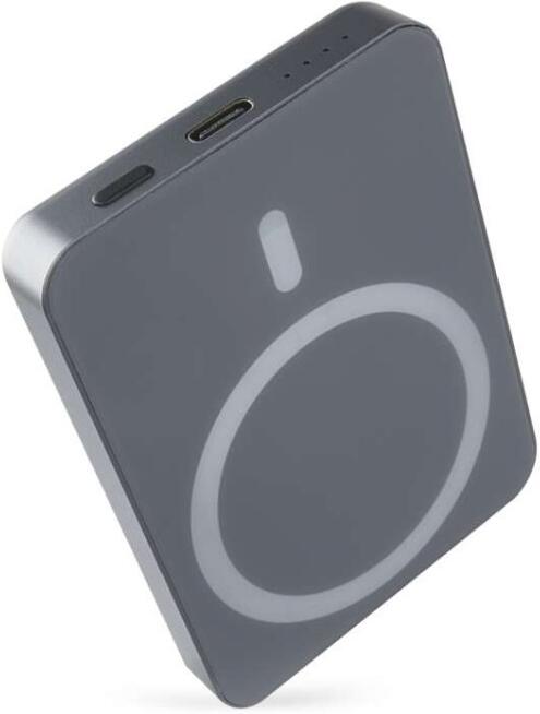 Powerbanka Emos WI 522 B0555GY 5 000 mAh, šedá