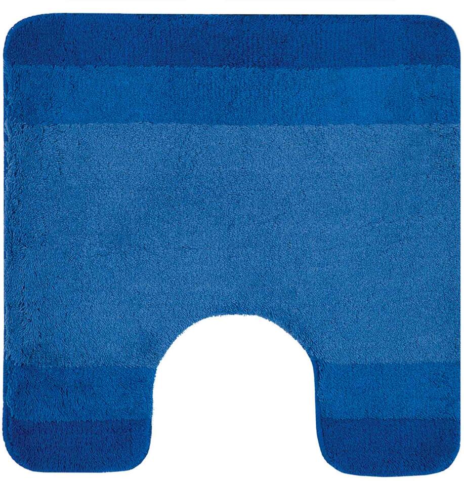 Spirella koupelnová WC předložka BALANCE, modrá, polyester, 55 x 55 cm