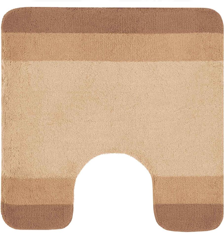 Spirella koupelnová WC předložka BALANCE, béžová, polyester, 55 x 55 cm