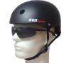 Helma pro inline brusle, skateboard a koloběžky vel. S - černá