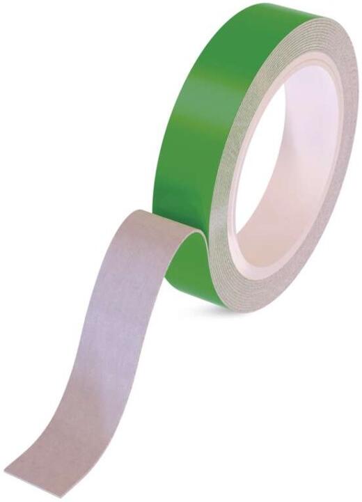Emos pěnová oboustranná páska 20 mm / 3 m, zelená (F6090)