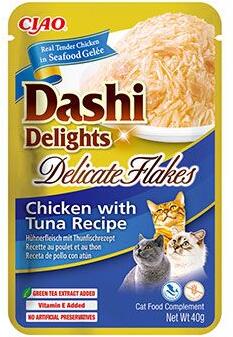 Churu Cat Dashi Delights Deli Flakes Chick&Tuna 40g
