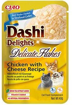 Churu Cat Dashi Delights Deli Flakes Chick&Cheese 40g