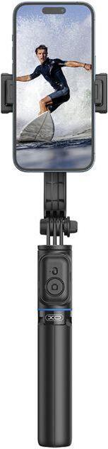 Selfie tyč s bluetooth a stativem XO SS13 106cm černá