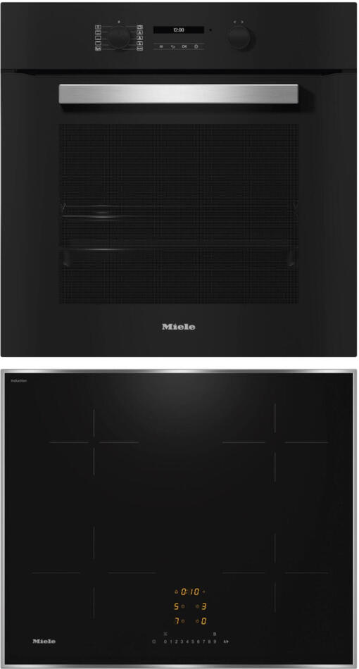 SET Trouba Miele H 2467 B ACTIVE + Indukční deska Miele KM 7361 FR