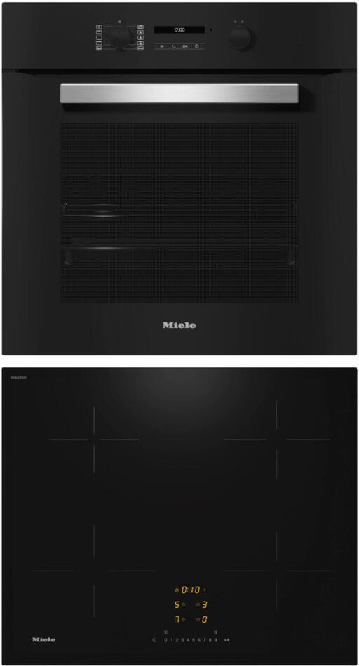 SET Trouba Miele H 2467 B ACTIVE + Indukční deska Miele KM 7361 FL
